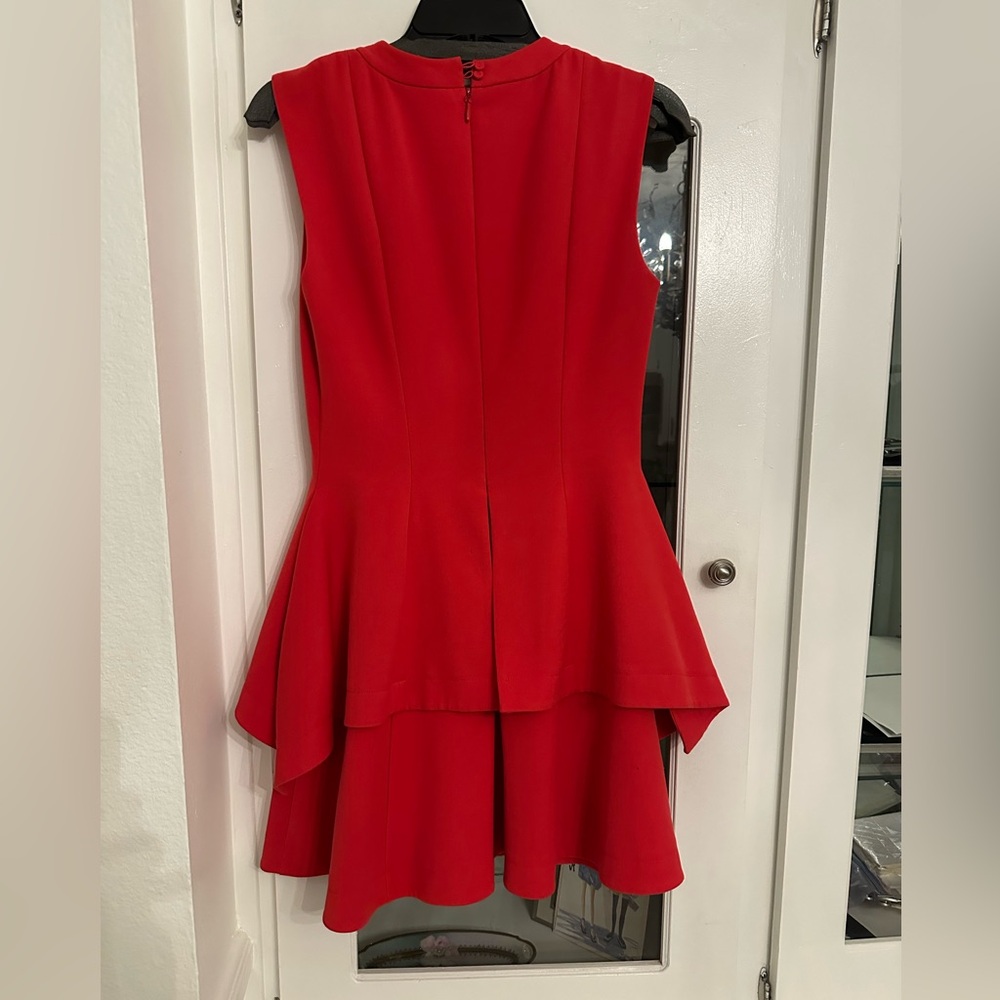BCBGMaxAzria Vibrant Red High Low Dress - Picture 3 of 6